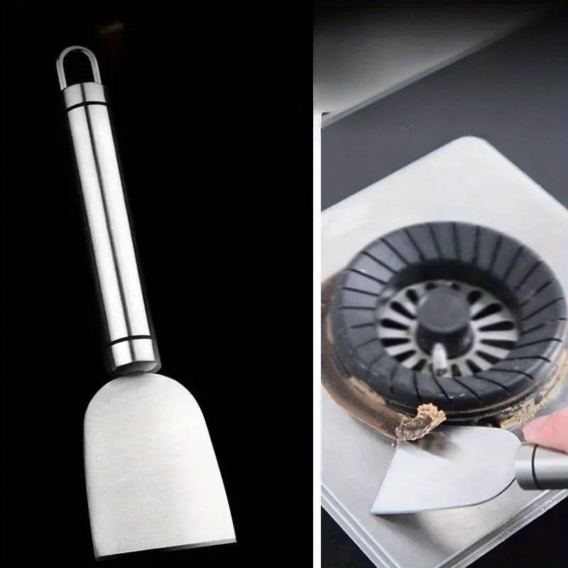 1Pcs Stainless Steel Multifunctional Wiper Blade-Suitable for Kitchen、Bathroom and Outdoor Use，No Battery Required