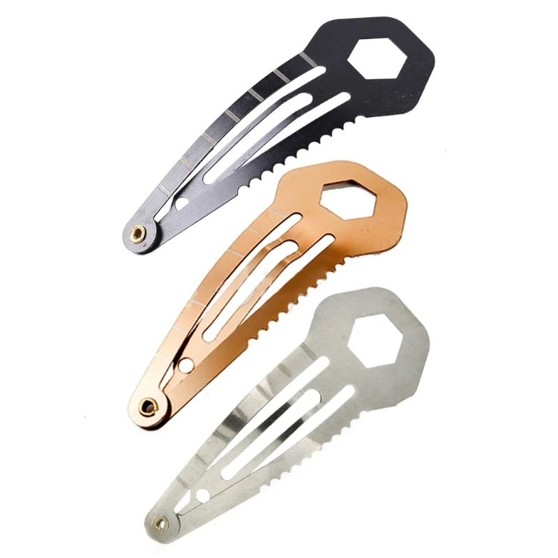 

Multi-function Hair Clips Outdoor Survival Tool Self-Defence Hair Clip for Women