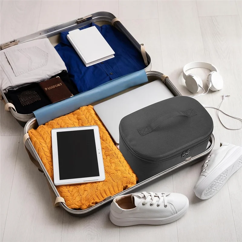 Borsa portaoggetti ABKJ per kit depilazione Tress Wellness Digital All-In-One, borsa da viaggio per scaldacera e contenitore per fusione cera - immagine 3