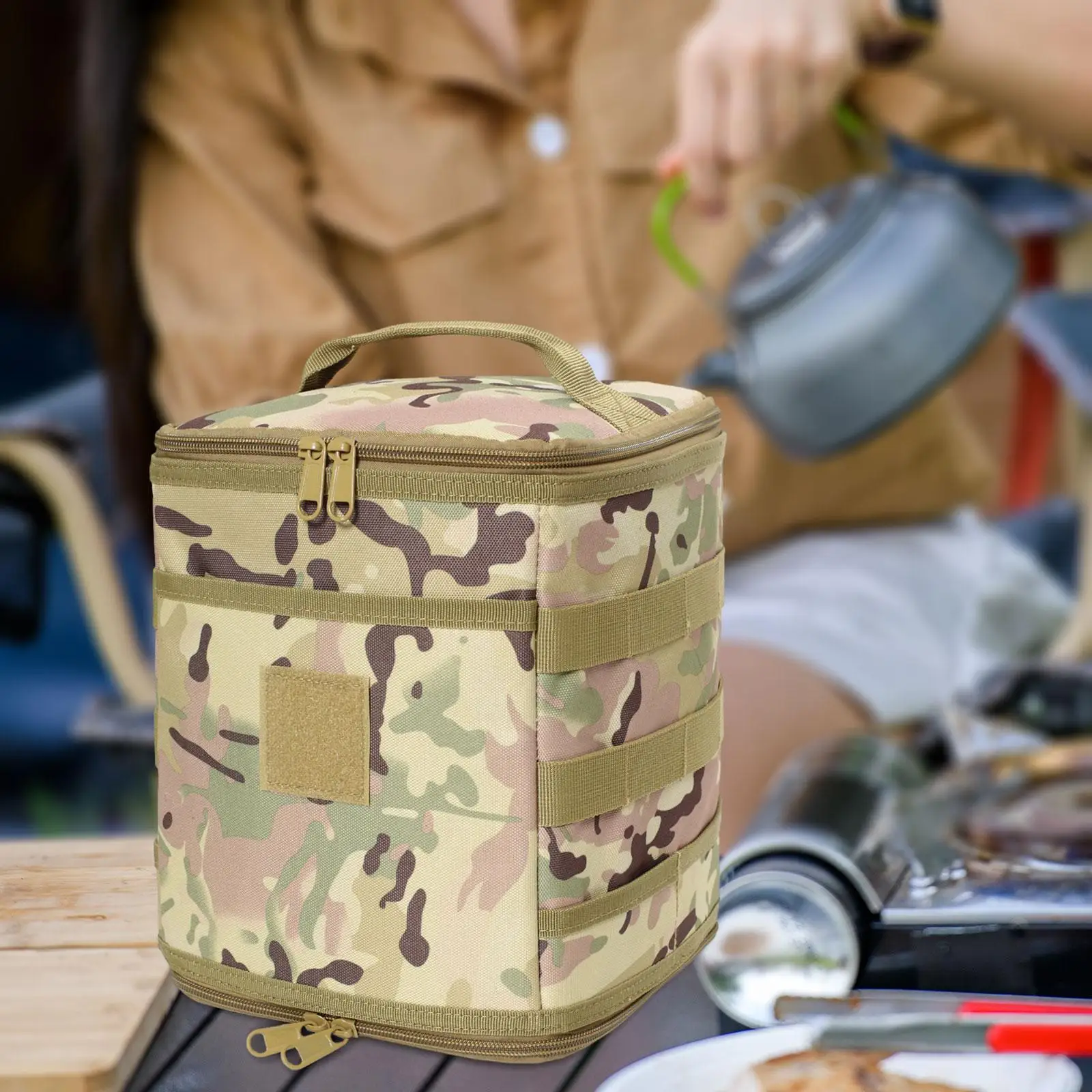 Gas Tank Storage Bag Gas Cylinder Bag Multifunction Protective Cover Camping Lantern Bag Storage Case for Travel Cooking 3