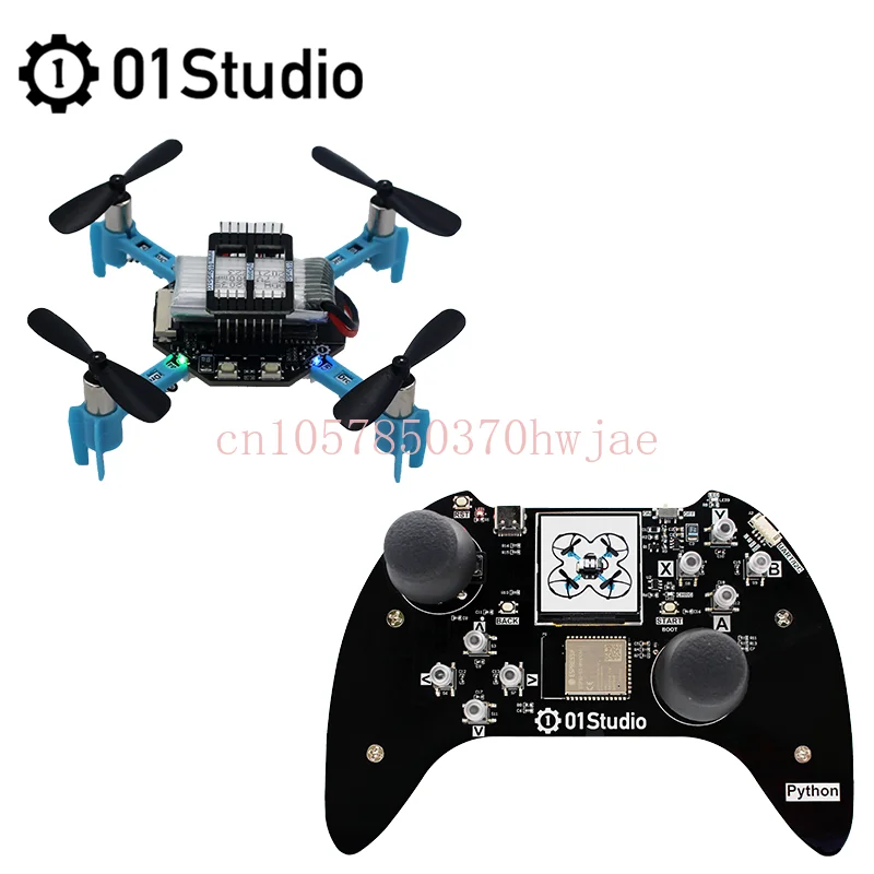 pyDrone quadcopter drone RC aircraft Python programming open source DIY ESP32 S3
