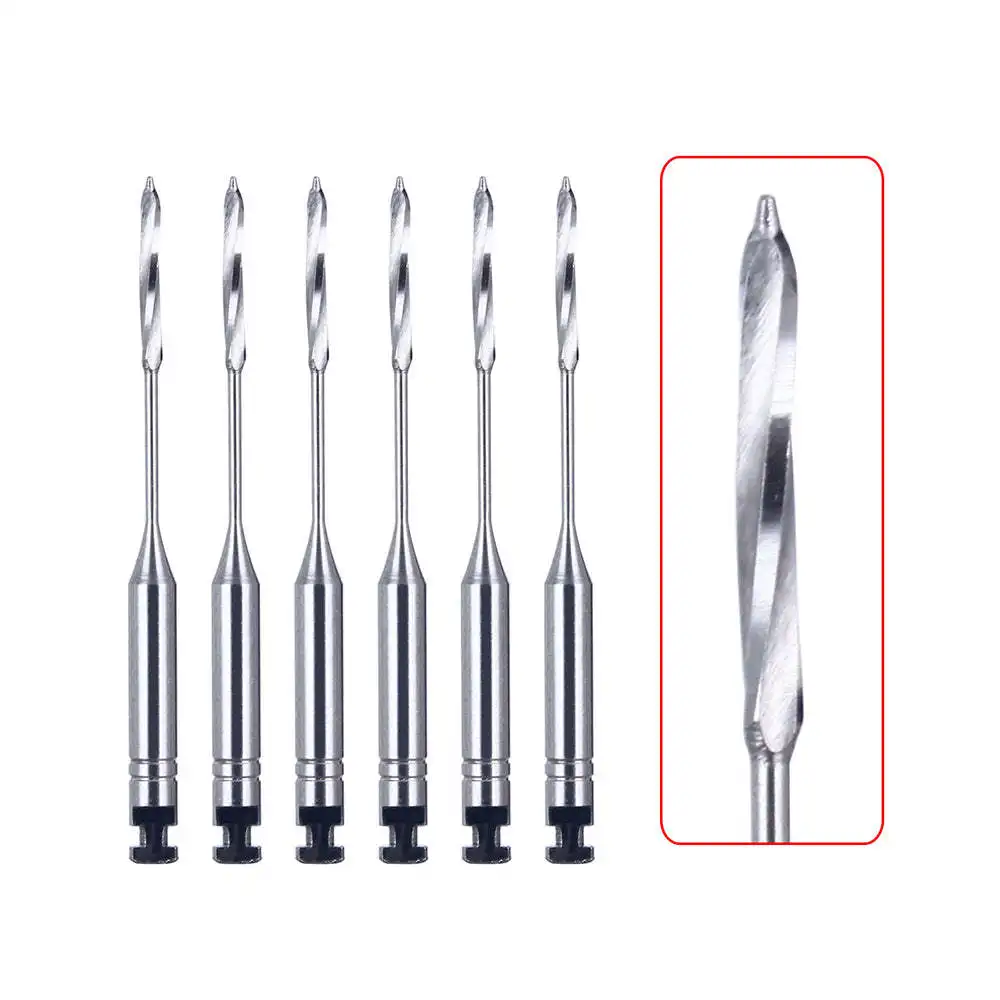 Forets endodontiques gates glidden en acier inoxydable dentaire_voghion.com