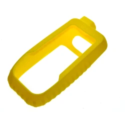 Durable 9H Tempered Glass Screen Protector & Silicone Protective Case for Case & Screen Protector (Yellow)