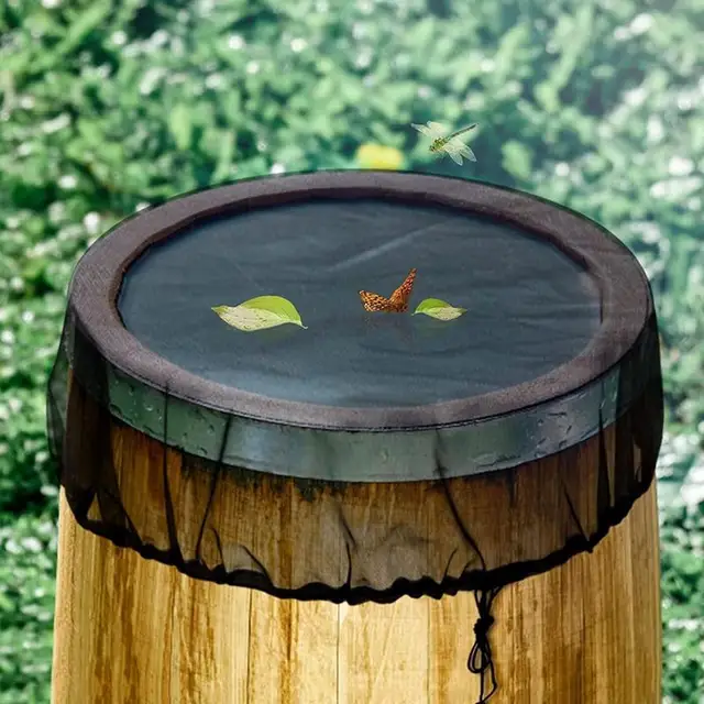 Hálófedél Az Esőhordó Hálószoborához Húzózsinóról Szóló Vödör Burkolatával A Lehullott Levelek Megelőzésére Törmelék Kis Tárgyai - Image 4