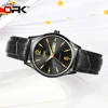 OPK brand luminous waterproof double calendar belt ladies quartz watch 8138 4