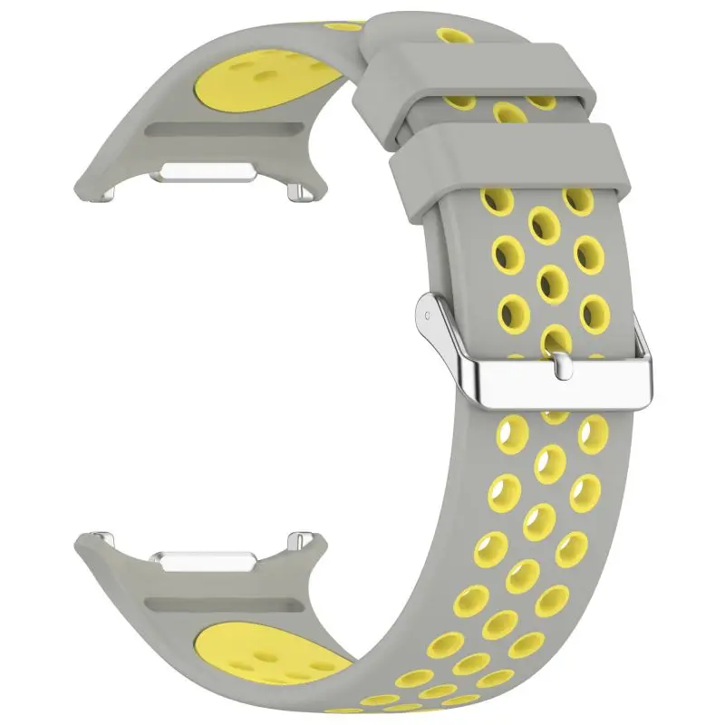 Dual-Tone Silicone Sports Strap Bracelet