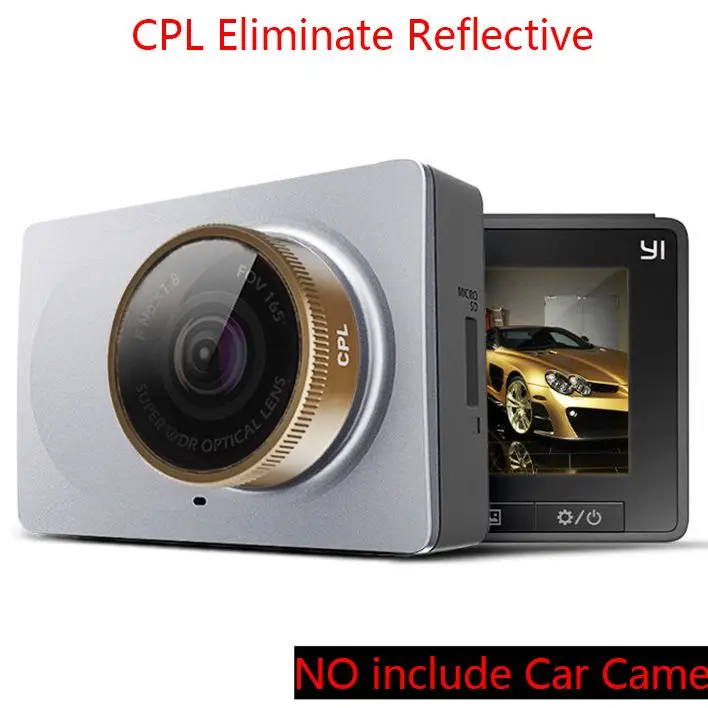 Per Xiaomi Yi Car Dvr Camera Cpl Elimina Riflettente Per Yi Dash Cam Gold Cpl Polarizing Glas Di Xiaomi Yi Car Dvr Ca