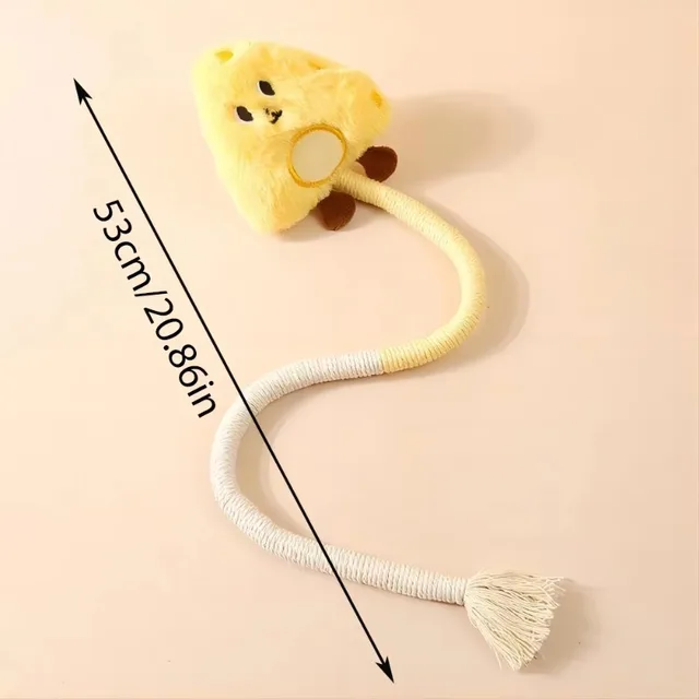 Cat Scratcher Rope Toy Cotton Rope Bite-resistant Chewing Toy Paw Claw Furniture Protector Scratching Toy Cat Puzzle Cute Shape 2