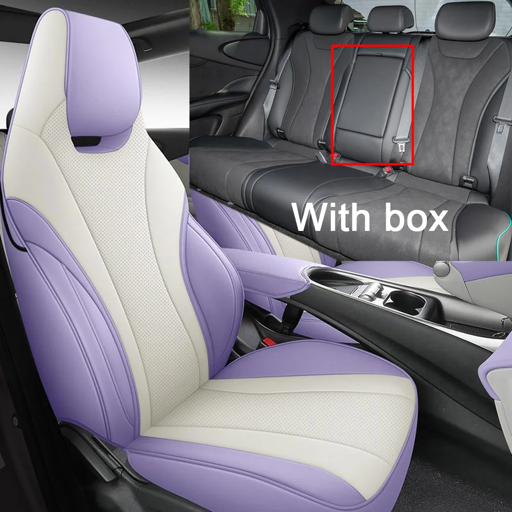 Coverado Car Seat Covers Full Set, Purple Front And Back Automotive Seat Protectors, Universal Leather Auto Cushions Fit For Most Cars, SUVs And Trucks - View #13