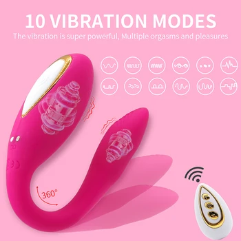 Wireless Vibrator Adult Toys for Couples 10 Vibrations Dildo G Spot Stimulator Vagina Anal Massager Clitoris Sex Toys for Woman 2
