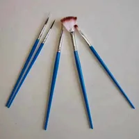 5Pcs Halloween Makeup Body Paint Brushes Cosplay Art Face Painting Make Up Brush Set Tools Kit Cosmetic 1