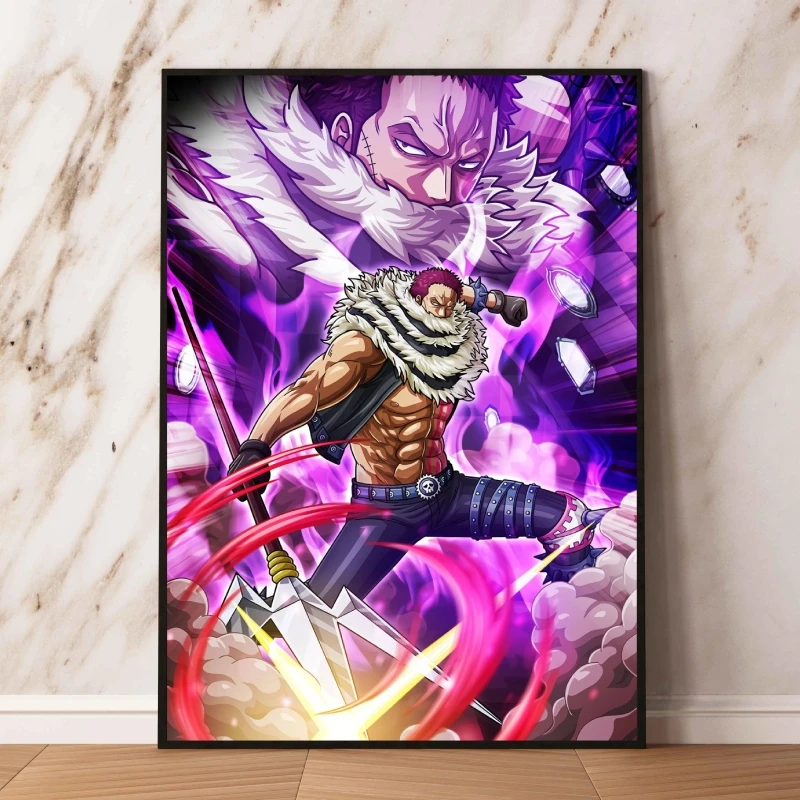 Katakuri One Piece Anime Pôsteres para Crianças, Modern Home Decoração,  Pinturas, Action Figures, Imagem, Adesivos de