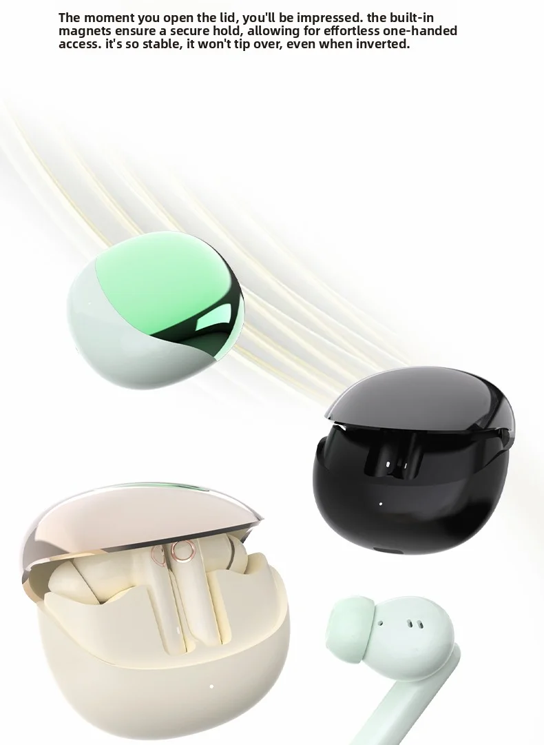 Bluetooth Earphones Comfortable Long-Wearing Earbuds New 2025 Model Pain-Free De