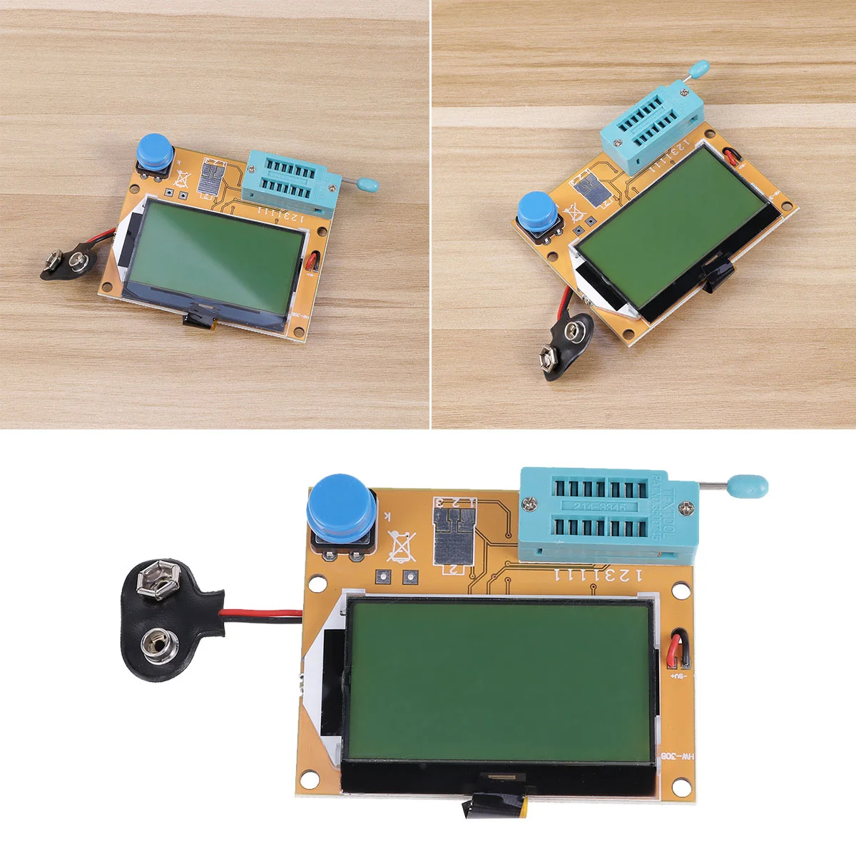 LCD Digital Tester DIY Meter Backlight Diode Triode Capacitance ESR Meter LCD Meter 5
