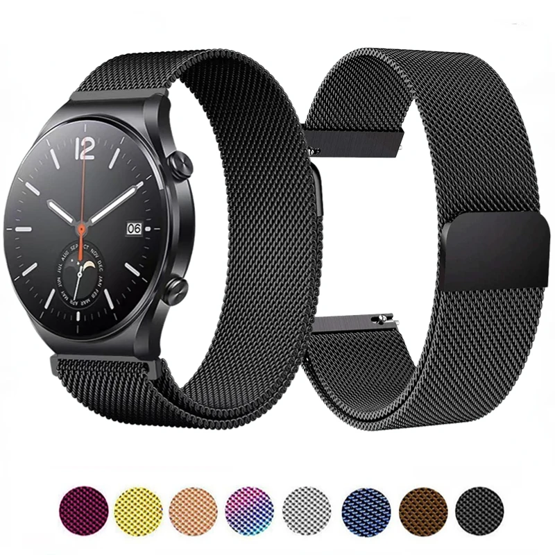 Metal Milanese Breathable Strap For Samsung Galaxy Watch 3 4 5 Amazfit Gtr Sports Watch Bracelet Band For Huawei Watch Gt2/3 Pro