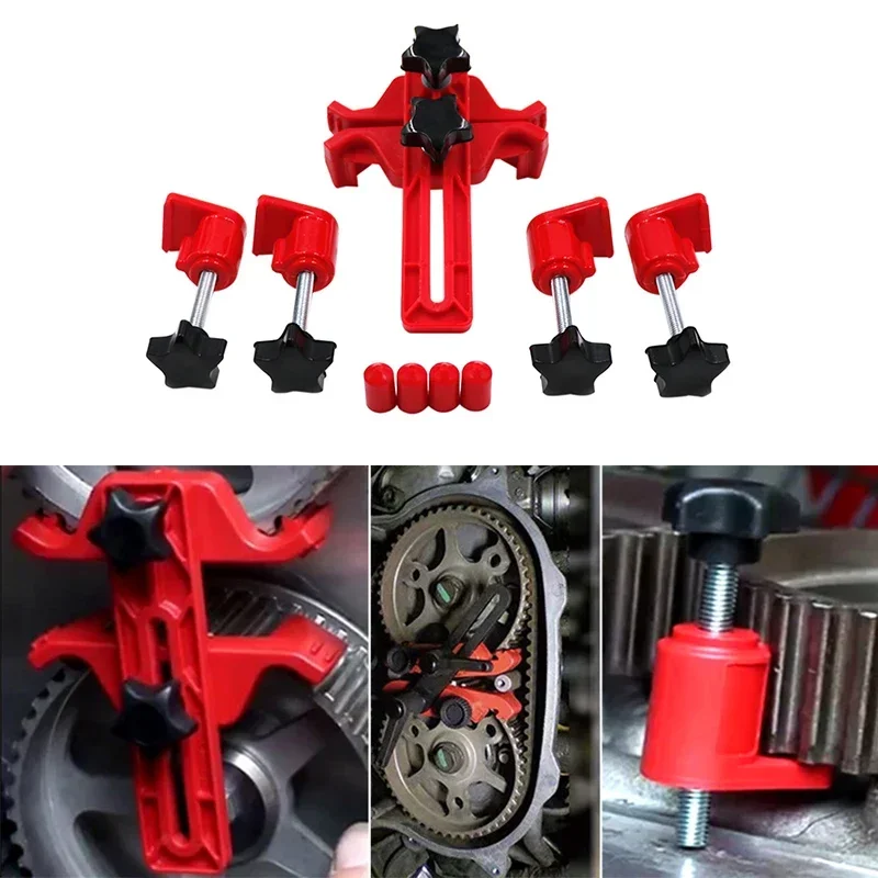 9PCS Automotive Cam Lock Tool Universal Axle Locking Retainer Engine Belt Timing Retainer Clamp Auto Repair Tool Set Auto Parts 2