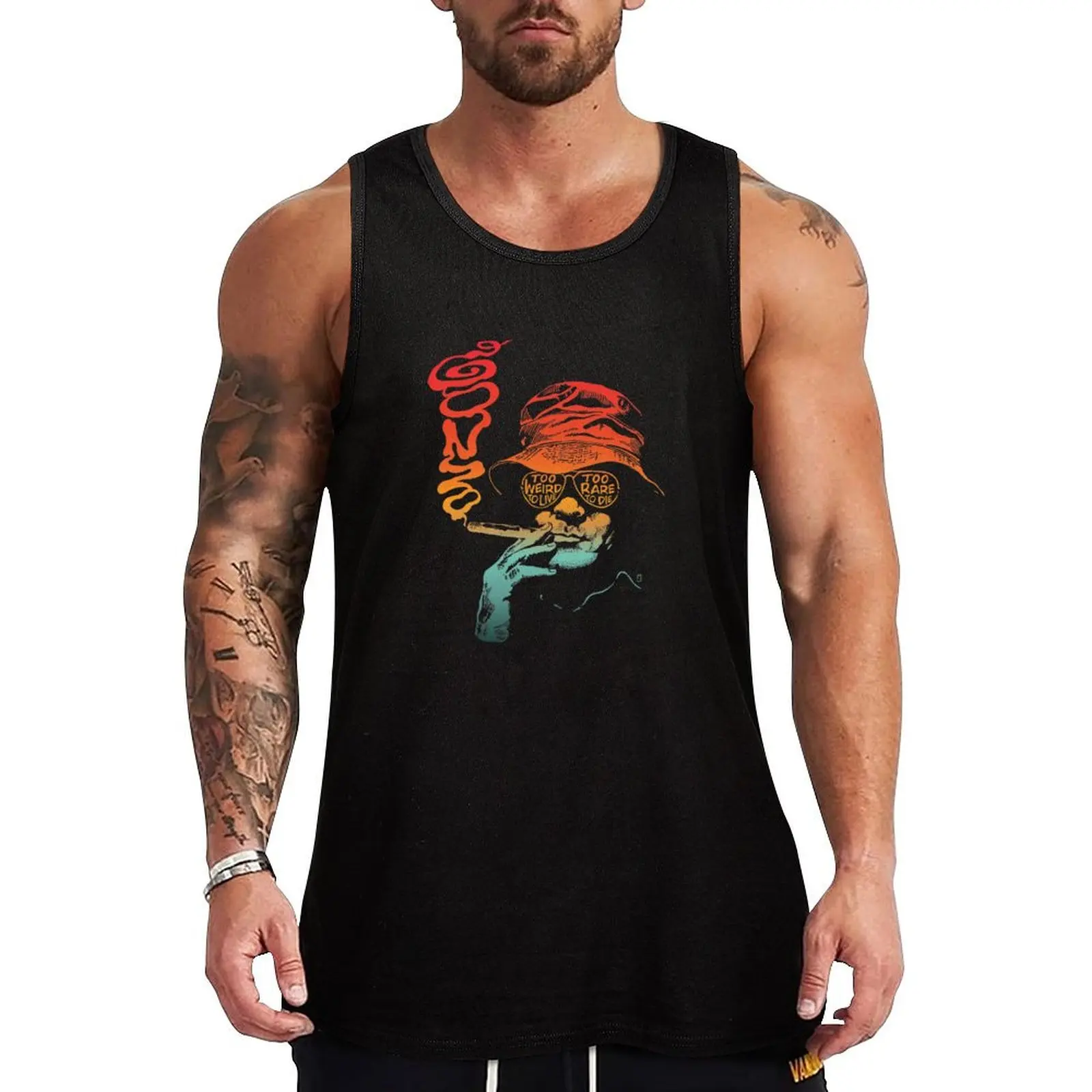 

Vintage Gonzo Tank Top anime gym vest men Vest male Sleeveless men