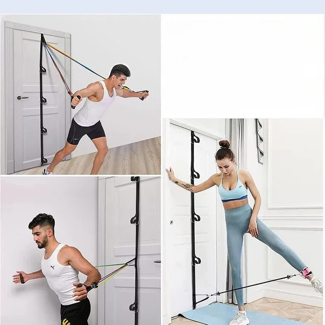 Door Anchor Strap for Resistance Bands Exercises Home Fitness Portable Band Hanging Tension Rope Buckle Belt Without Punching 2