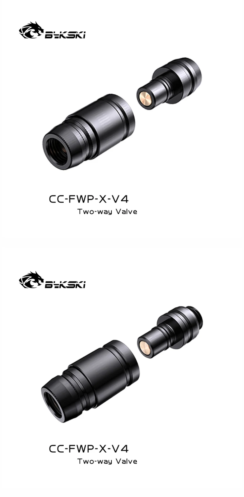 Liquid Cooling Quick Connector, SPT, CC-FWP-X-V4