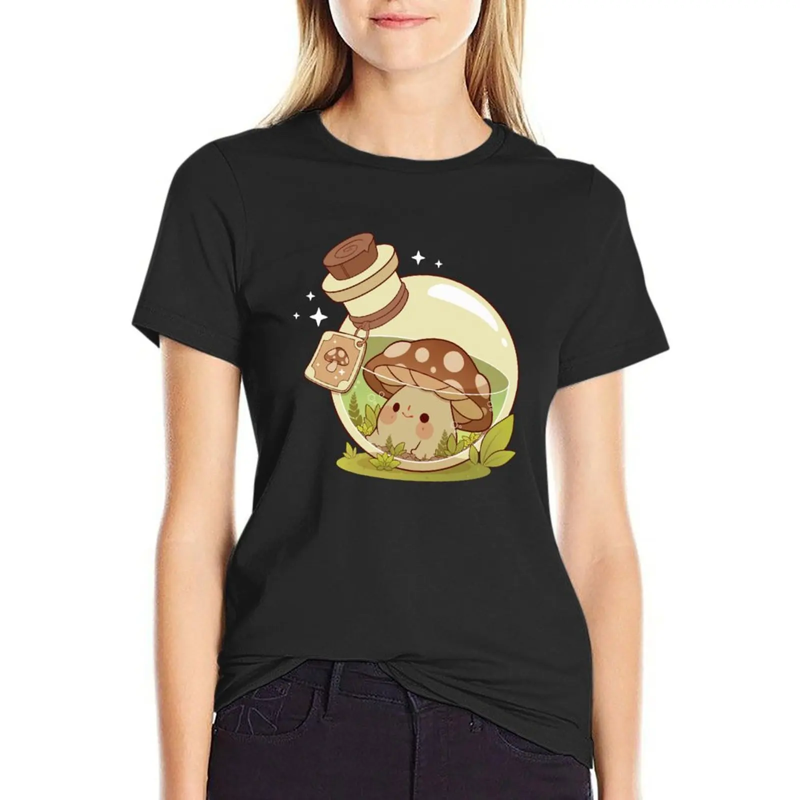 

Mushroom in magic potion T-shirt tees cute clothes summer clothes Woman clothes
