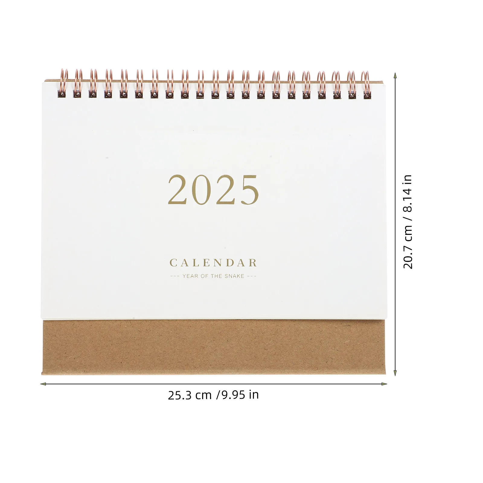3Pcs 데스크 캘린더 두꺼운 종이 월간 플래너 코일 바인딩 독립형 데스크탑 캘린더 2025 사무실 탁상 노트 스케줄링