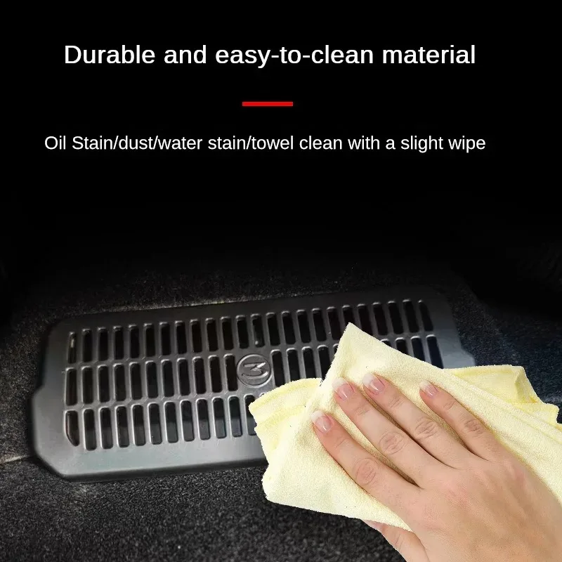air vents cover For Tesla Model 3 Highland Under Seat Rear Air Vent Protect Cover Anti-blocking Backseat Outlet Grille Protector Accessorie