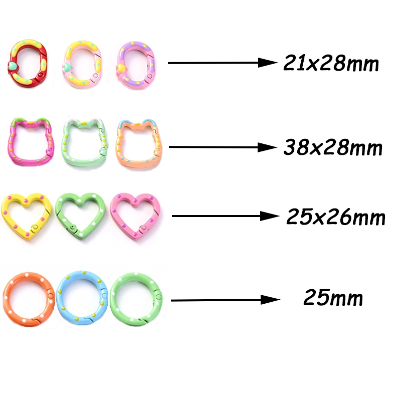 Ÿ  ɼ, ö Ʈ  ɼ, DIY ī Űü,  Ŭ ũ,  ü  ǰ, 21x28mm, 5 