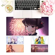 

Fashion Komi Cant Communicate Mouse Pad PC Laptop Gamer Mousepad Anime Antislip Mat Keyboard Desk Mat For Overwatch/CS GO