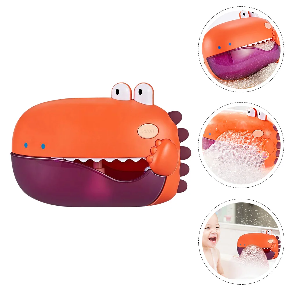 

Dinosaur Bubble Machine Cartoon Bathing Maker Children Blower Electric Making Toy Kids Plaything Crab