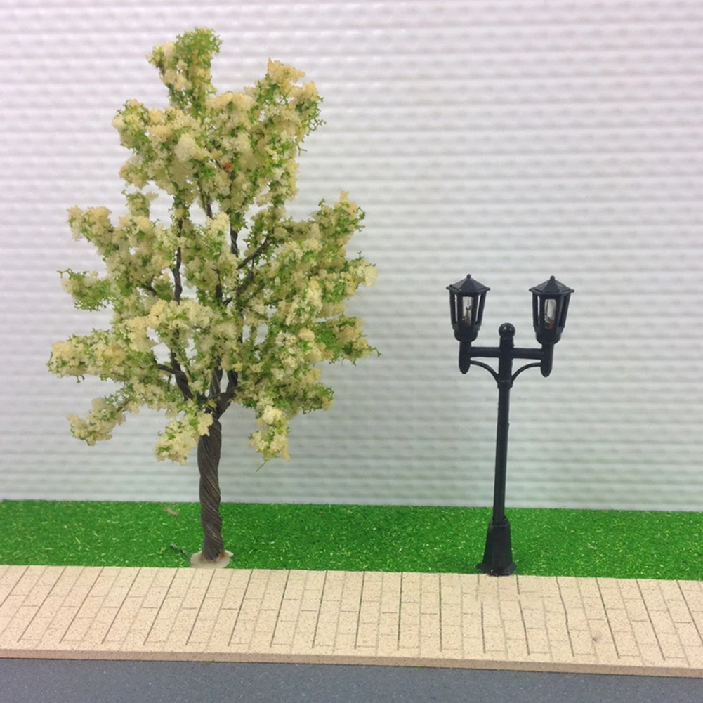 

10 шт., уличные фонари для внутреннего двора, 1:100