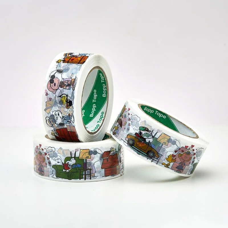 

Snoopy children's cartoon animation cute sealing tape special Snoopy cartoon tape daily household strong sealing tape