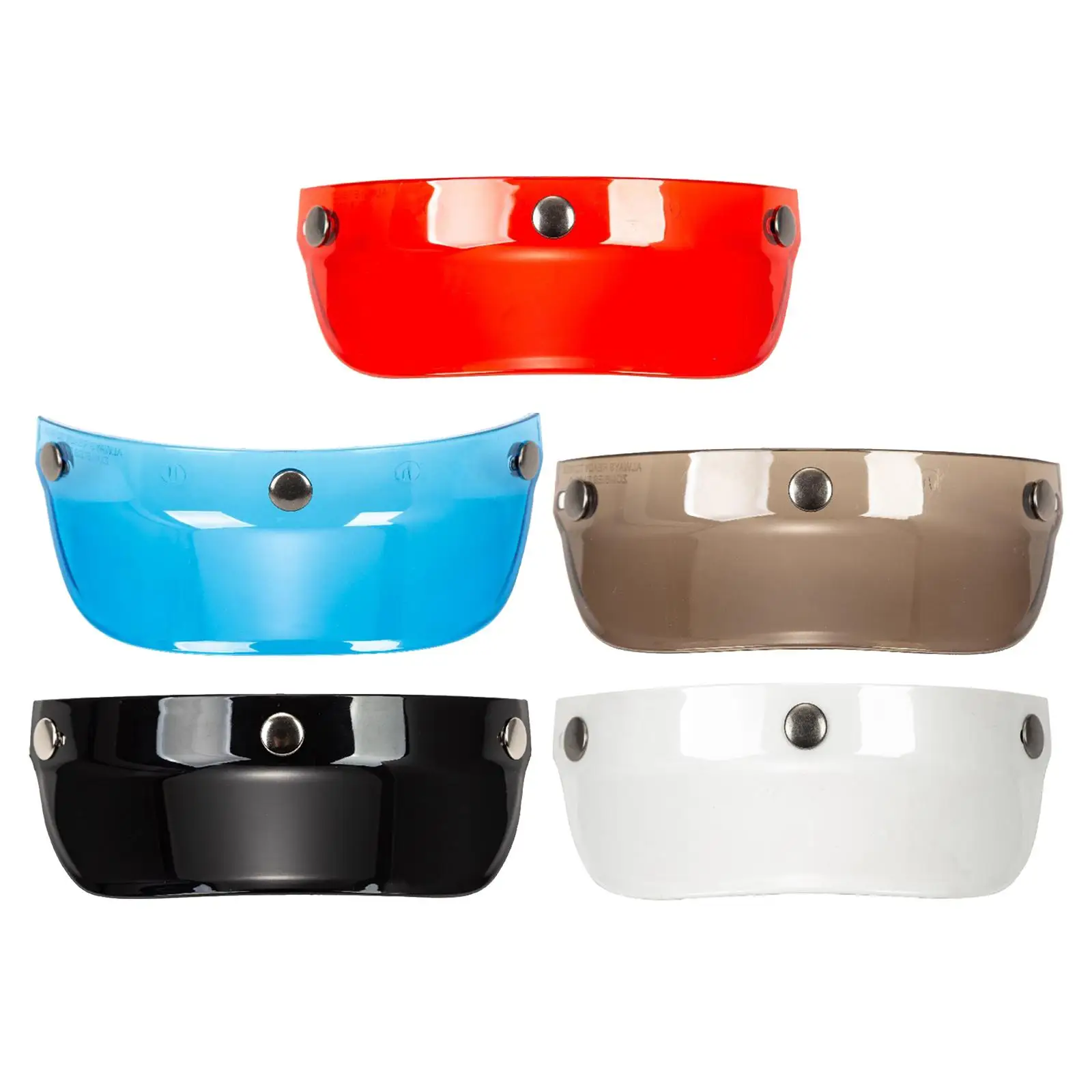 휴대용 헬멧 쉴드 필름 투명 김서림 방지 바이저 렌즈 (유니버설 오토바이 헬멧 및 액세서리용)