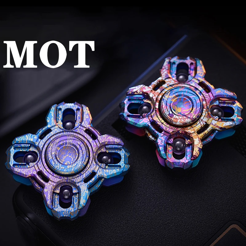 

MOT Linkage Stainless Steel Fingertip Spinner Adult Decompression Toy Pre-set