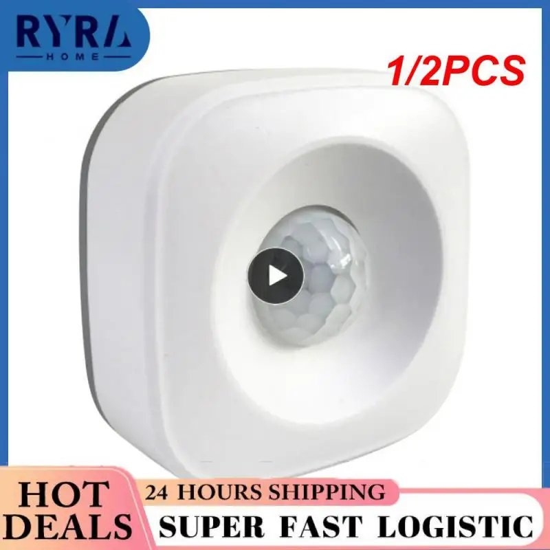 Tuya WIFI 스마트 PIR 모션 감지기, 움직임 센서, 스마트 라이프 앱, 무선 홈 자동화 시스템, Alexa Goole을 통한 1 개, 2 개