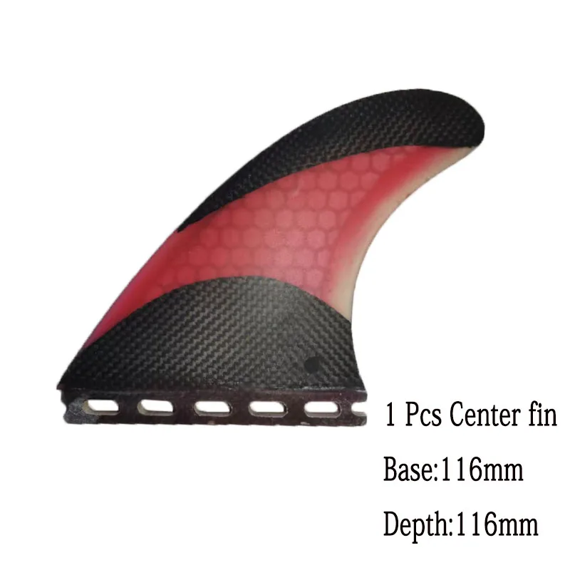 BiLong FUT 1 Piece center surfboard fin fiberglass short board tail rudder multi-size