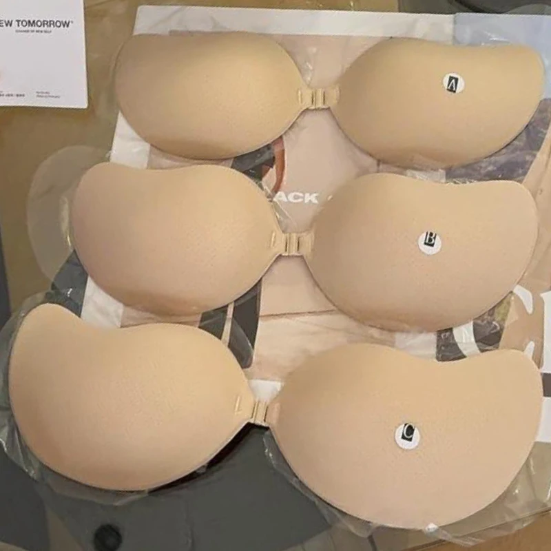 1/2pcs Invisible Sexy Mango Strapless Underwear Bra Women Silicone Chest Sticker Seamless Push Up Bralette Lingerie Nipple Cover