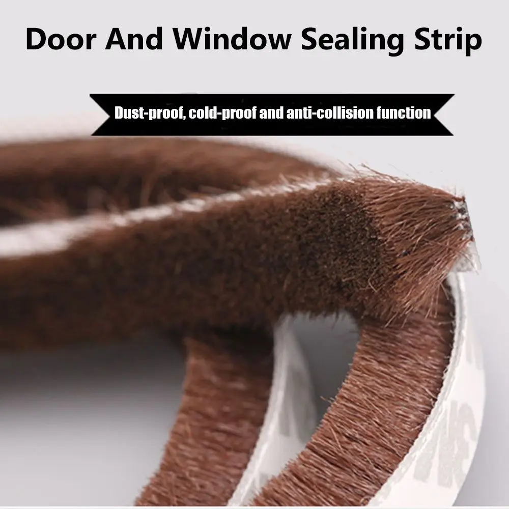 5 Meter Self-Adhesive Brush Weather Sealing Strip