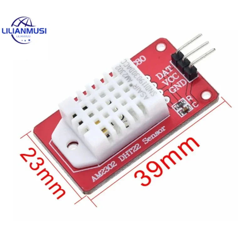 

Модуль датчика температуры и влажности AM2302 DHT22 для микрокомпьютера с одним чипом D4, 50 шт.