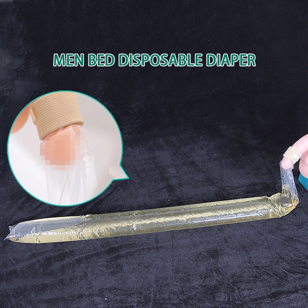 50 pieces of urine device for men silicone underwear for men incontinence the elderly bedridden elderly urine bag catheter