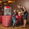 Popcorn Machine, 12 Oz Kettle, 1440 W Countertop Popcorn Maker for 80 Cups per Batch, Theater Style Popper with 3-Switch Red 6