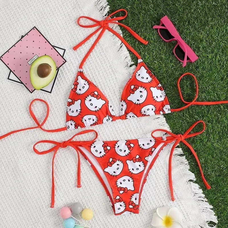 OPEN YY] HELLO KITTY X YY BIKINI 3 PIECE SET