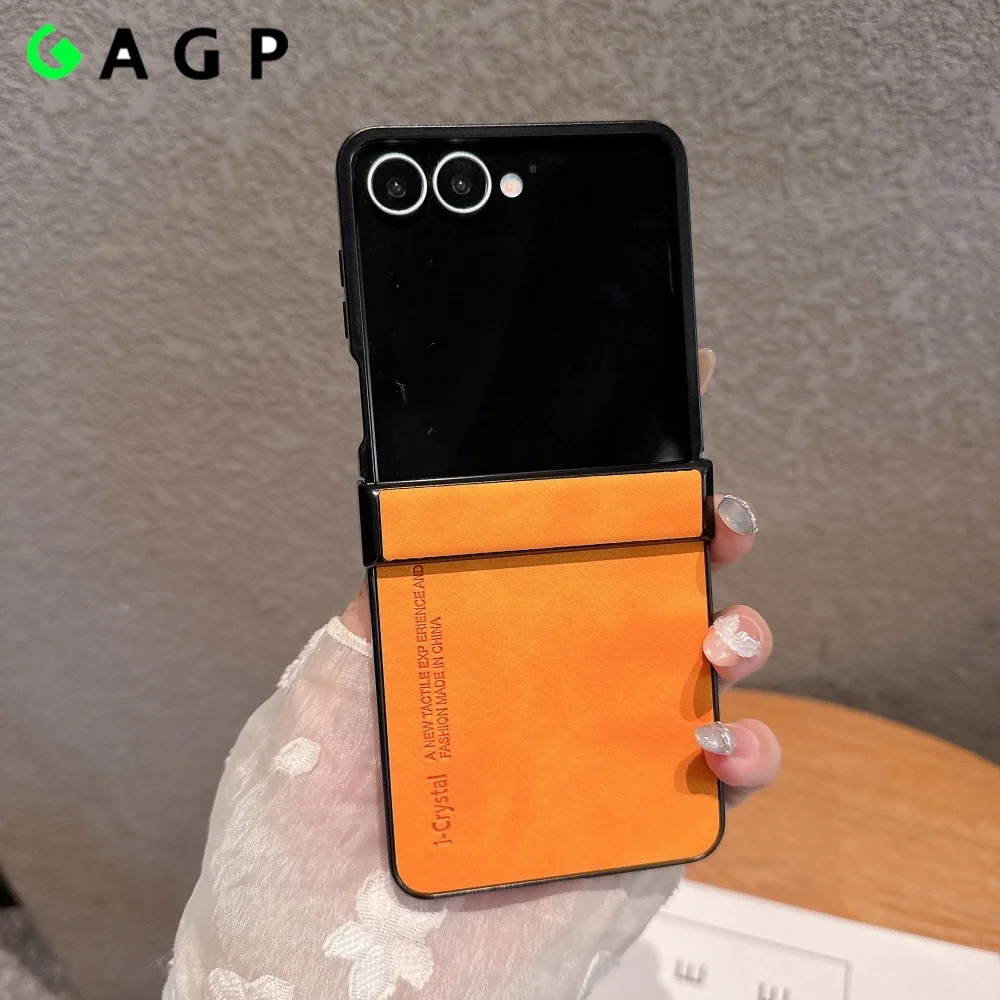 Luxury Business Matte PU Leather Hinge Protection Case