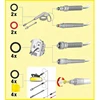 O-Ring For Karcher Lance Hose Nozzle Spare O-Ring Seal 2.640-729.0 Rubber O-Ring Pressure Washer For K2 K3 K4 K5 K6 K7 3