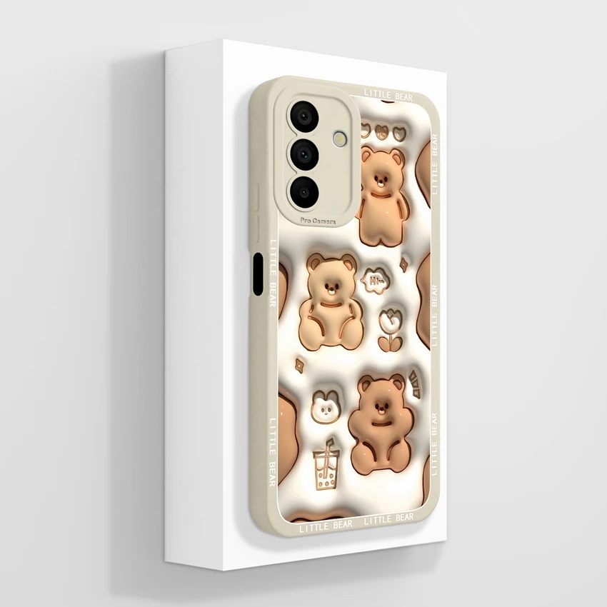 Beautiful Prairie Lamb Pattern Soft Liquid Silicone Phone Case
