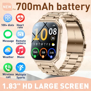 Nuovo Smartwatch 2026 per Uomo e Donna, Tracker Fitness Sportivo, Impermeabile IP68, Monitoraggio Frequenza Cardiaca 24H, Batteria 700mAh, Chiamate, Orologio Intelligente