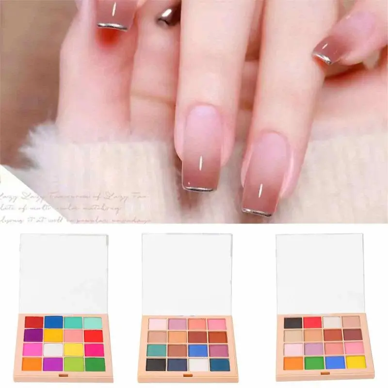 

16 Colors Solid Chrome Powder Gradient Pink Chrome Mirror Nail Powder Boxes Pigment Nail Powder Nail Glitter Gradient Iridescent