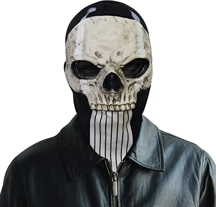 Call Of Duty Ghost Mask Skull Full Face Mask Costume Per Lo Sport Halloween Cosplay Party Prop Spedizione Gratuita