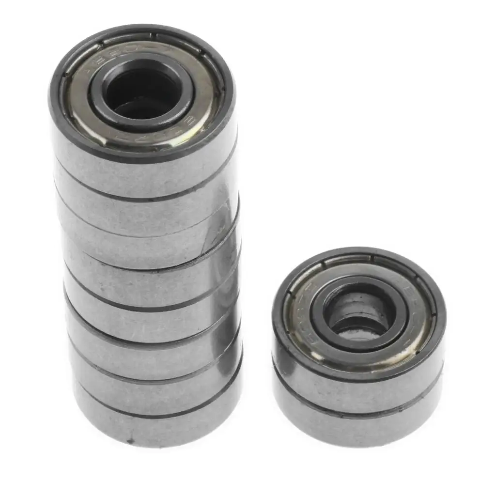 인라인 및 롤러 스케이트 베어링, 스피드 스케이팅, ABEC-7, 실버, 608 zz, 10 개