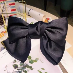 Elegant Bow Ribbon Hair Clip - Chic Hair Accessory & Gift (2 - Black)