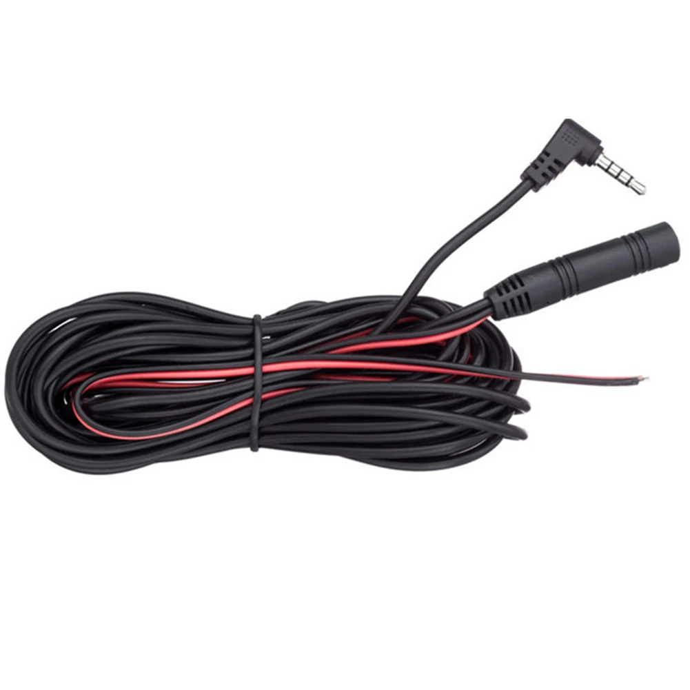 범용 자동차 DVR 대시 카메라 케이블, 2.5mm 4 핀 비디오 익스텐션 케이블, 후방 카메라, 12V, 24V 트럭, 캠핑카, 트레일러 버스용